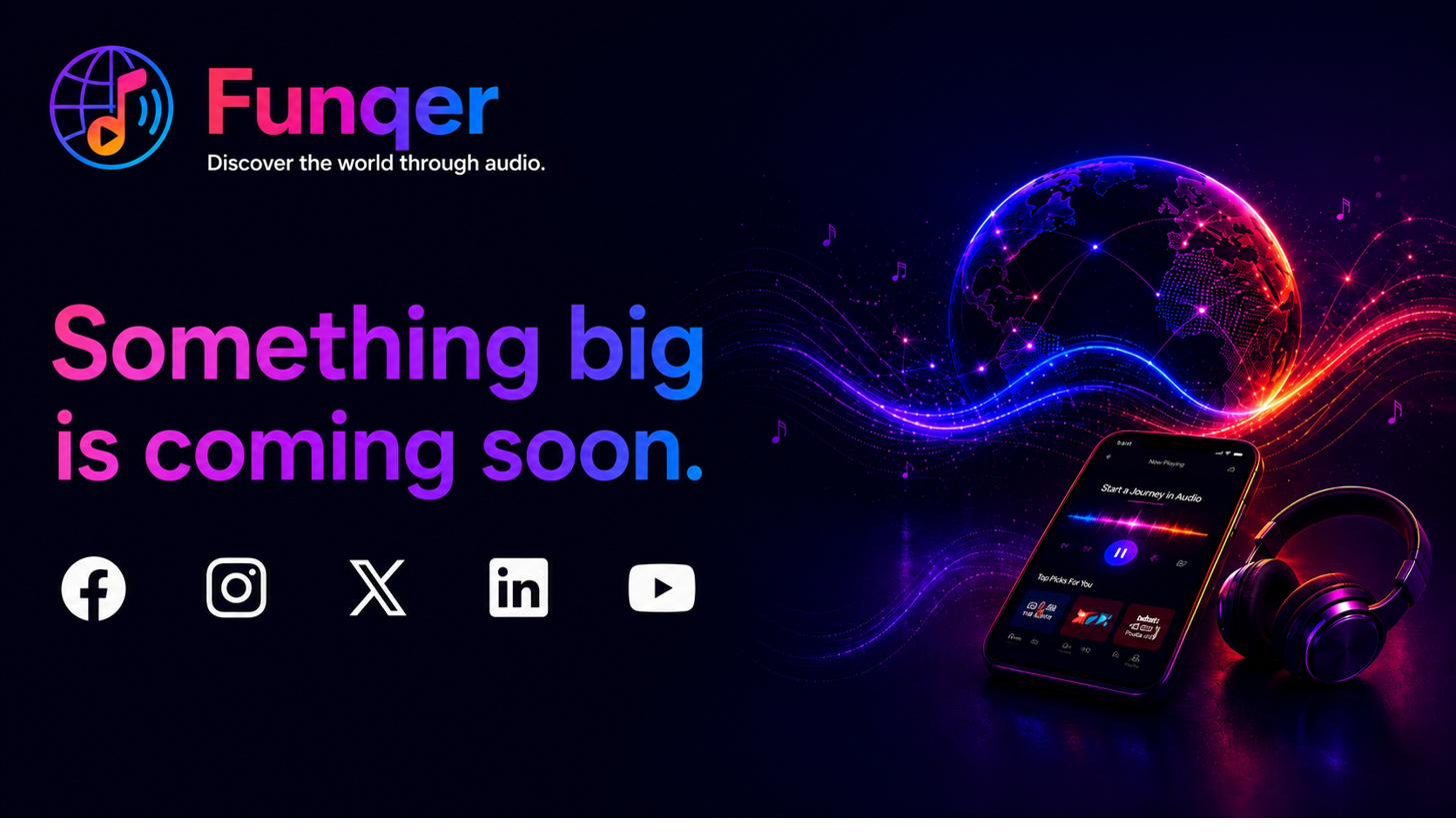 Funqer — Discover the world through audio.